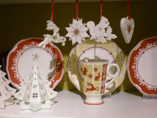Villeroy and Boch, dekoracje świąteczne, salon porcelany 30